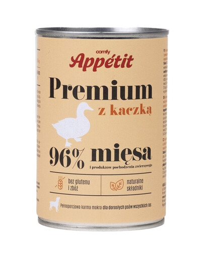 COMFY APPETIT PREMIUM z kaczką 400 g