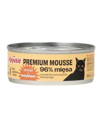 COMFY APPETIT PREMIUM Mousse z indykiem dla kota 85 g