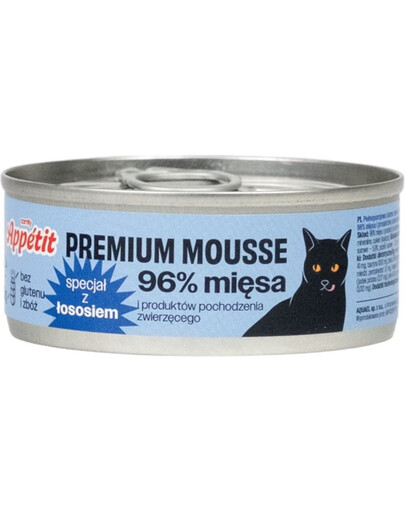 COMFY APPETIT PREMIUM Mousse z łososiem dla kota 85 g
