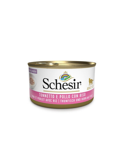 SCHESIR Tonno con filetti di pollo e riso 85 g