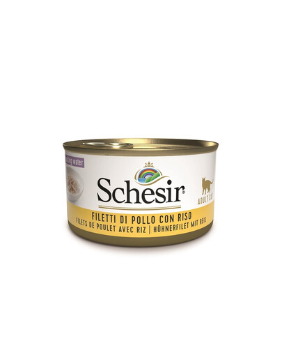 SCHESIR Filetti di pollo in salsa propria con riso 85g