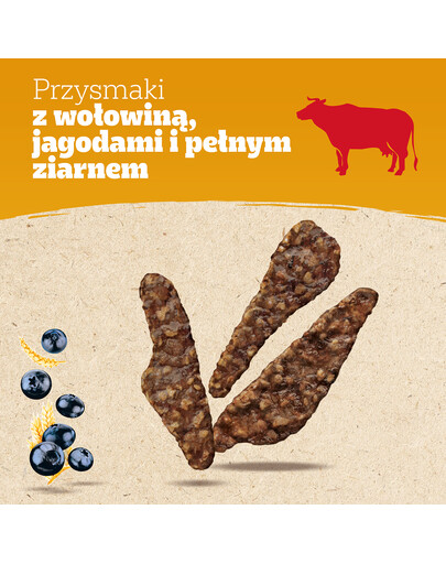PEDIGREE Ranchos Superfoods z wołowiną, jagodami i pełnym ziarnem 70g