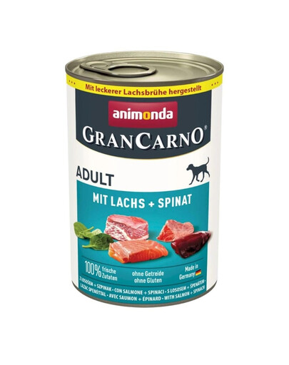 ANIMONDA GranCarno Adult lax och spenat 400g