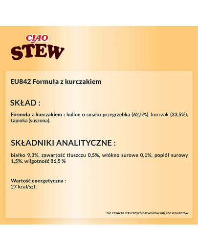 CIAO Stew Potrawka z kurczaka 40g