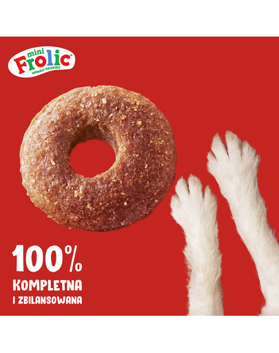 FROLIC Mini Naturally Irresistible 800 g półwilgotna karma dla psów małych ras ze świeżą wołowiną