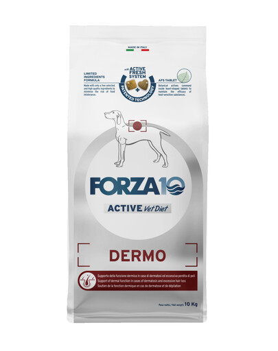 Dermo Active Dieta Nutraceutyczna na problemy skórne i alergie dla psów 10 kg
