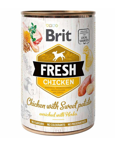 FRESH chicken & sweet potato 400 g kurczak i bataty