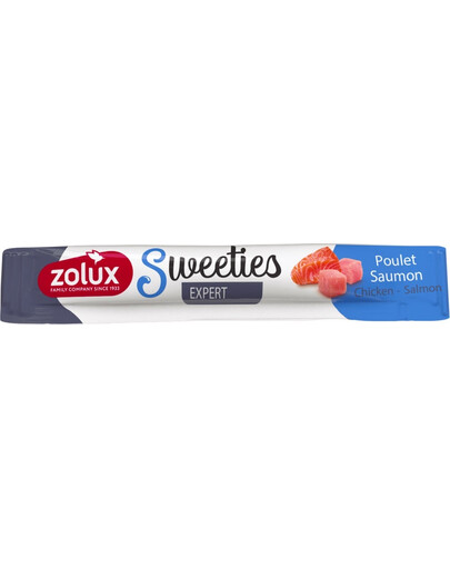 ZOLUX Kremig godis för hund SWEETIES med lax och kyckling 14 g