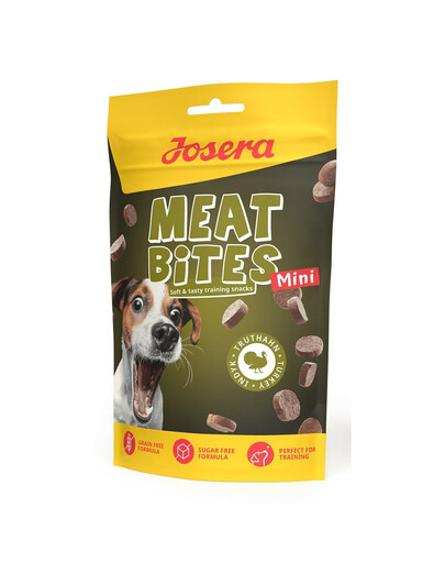 Meat Bites Mini Turkey przysmaki treningowe z indykiem dla psów małych ras 70g