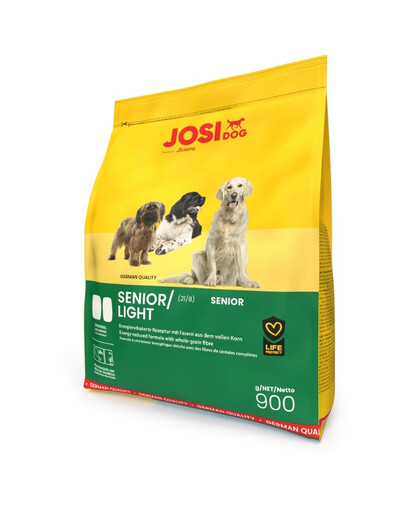 JosiDog Senior Light 900 g dla starszych i mniej aktywnych psów