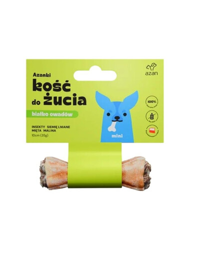 AZANKI Ben med insekter och mynta för hund Mini 10cm