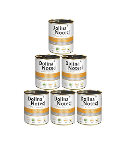 DOLINA NOTECI Premium Bogata W Kaczkę Z Dynią 6x800 g