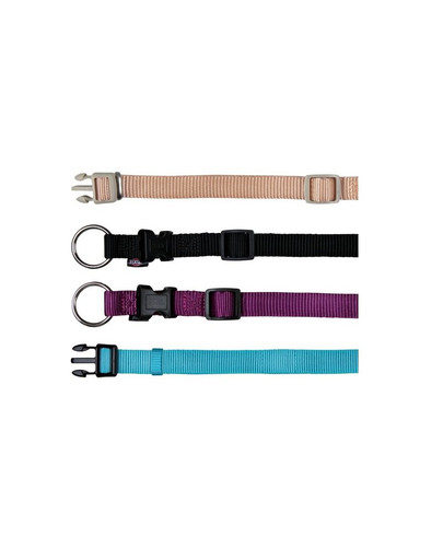 TRIXIE Premium Collier, XS-S:  22-35 cm / 15 mm noir