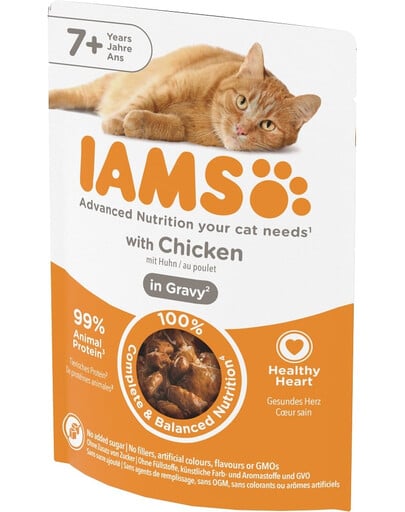 Cat Senior All Breeds Chicken In Gravy Pouch 85 g