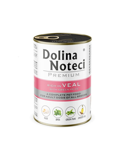 Premium Bogata w cielęcinę z zielonym groszkiem 400 g