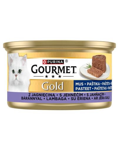 GOURMET Gold Mus med lammkött 85g våtfoder för katter