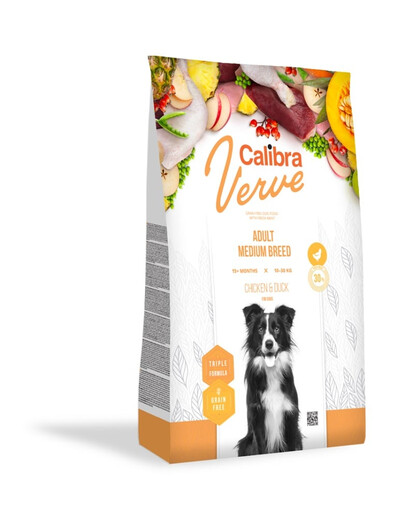 Dog Verve GF Adult Medium Chicken&Duck 12 kg dla średnich ras