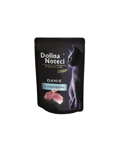 DOLINA NOTECI Premium Senior måltid med lamm 85 g våtfoder för äldre katter