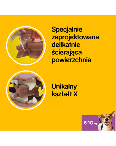 PEDIGREE DentaStix (małe rasy) przysmak dentystyczny dla psów 7 szt. - 110g