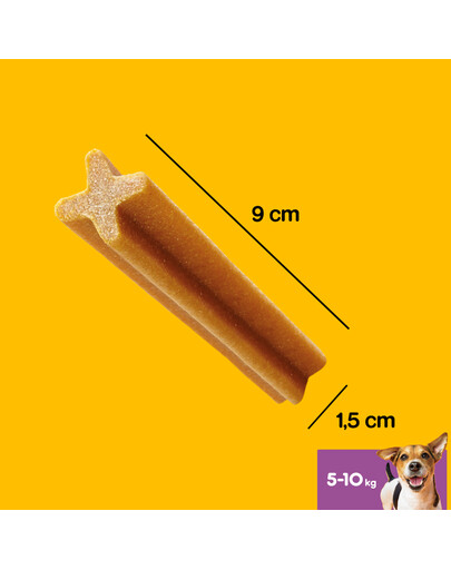 PEDIGREE DentaStix (małe rasy) przysmak dentystyczny dla psów 7 szt. - 110g