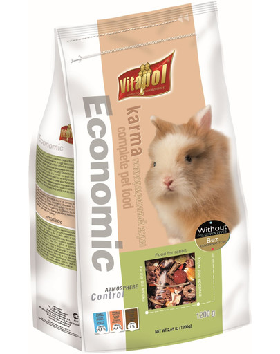VITAPOL Nourriture pour lapins economic 1200g