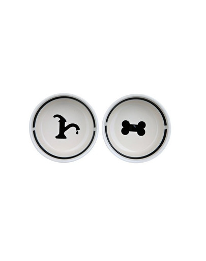 TRIXIE Set Gamelles en céramique 0.6 l/ 15 cm