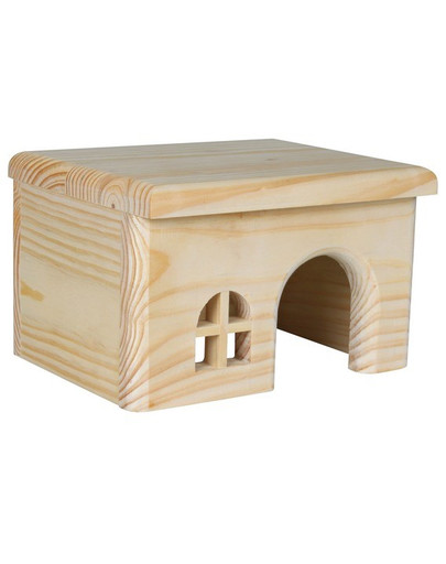 TRIXIE Maison en bois de pin pour lapin 40 x 20 x 23 cm