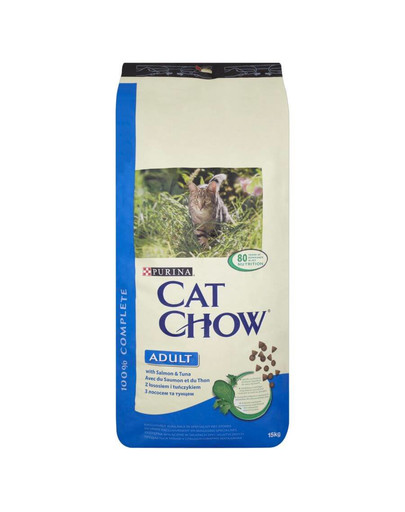 PURINA Cat Chow Adult saumon et thon 15 kg