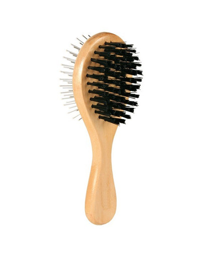 TRIXIE Brosse en bois double face