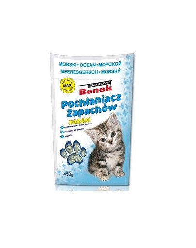 BENEK Désinfectant/absorbeur d'odeurs marin 450g