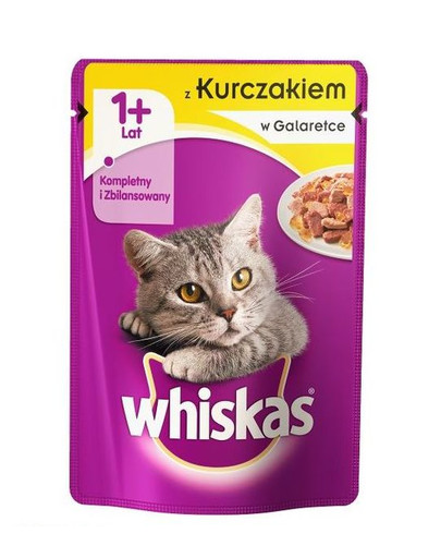 WHISKAS Poulet en gelée 24x100g