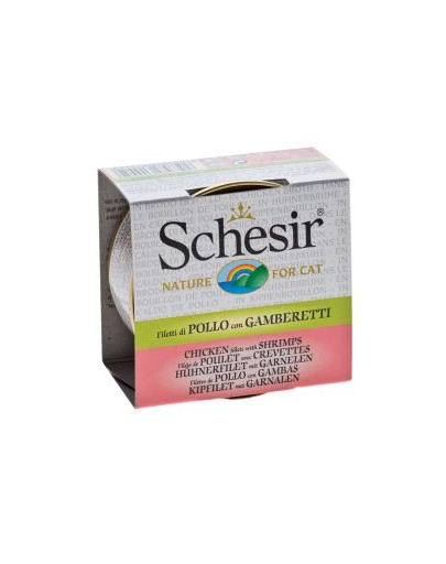 SCHESIR Filety Z Kurczaka Z Krewetkami W Rosole 70G