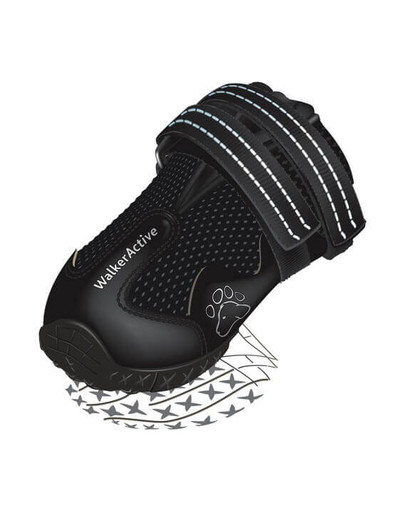 TRIXIE Bottes de protection Walker Active, S-M, 2 pcs.