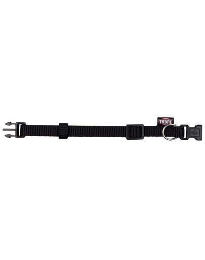 TRIXIE Premium Collier, S–M: 30-45 cm/15 mm, noir