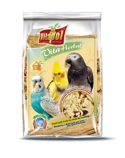 VITAPOL NOUILLES AUX FRUITS À CUISINER POUR LES OISEAUX 130g