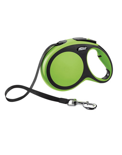 FLEXI Laisse automatique New Comfort XS corde 3m Vert
