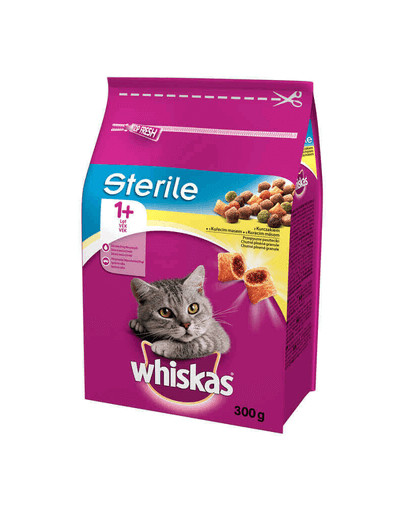 WHISKAS Sterile Poulet 0,3kg