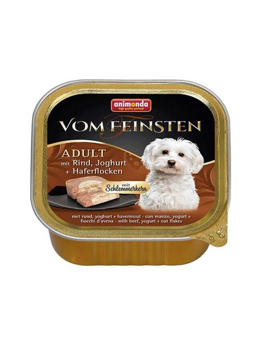 ANIMONDA Vom Feinsten Pate  bœuf, yaourt et flocons d'avoine 150g