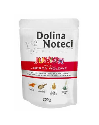 DOLINA NOTECI Premium Junior Bohatá na vepřové srdce 300g