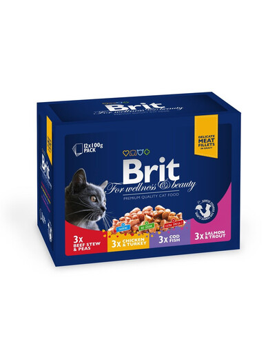 BRIT Pouches Family Plate 12x100g