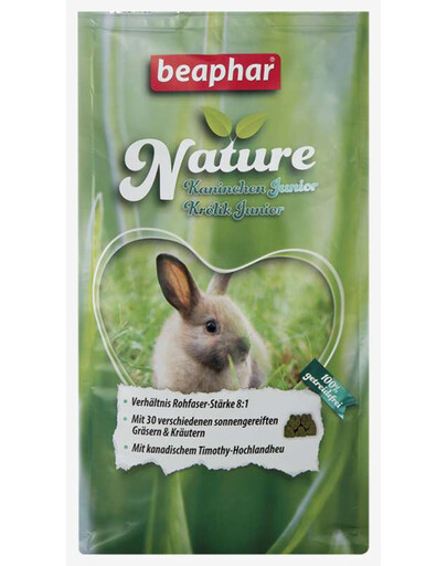 BEAPHAR Nature Junior Pokarm Dla Królika 750 g