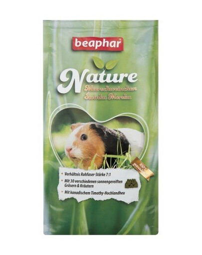 BEAPHAR Nature Pokarm Dla Świnki Morskiej 750 g