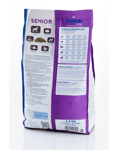 BOSCH Senior - pour chiens âgés - 12.5 kg