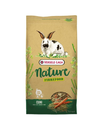 VERSELE-LAGA Cuni Nature Fibrefood - light & sensitive dla królików miniaturowych 8 kg