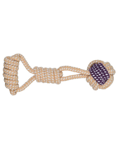 TRIXIE Boule de corde avec poignée, o 6 cm / 23 cm