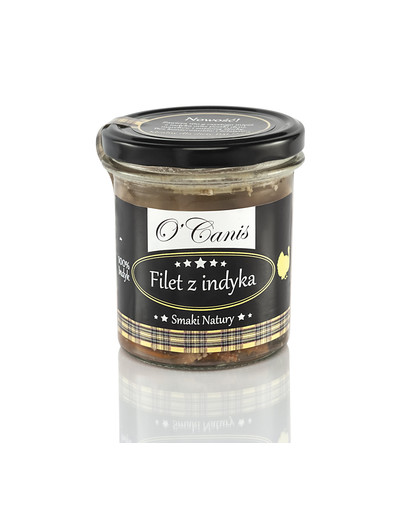 O'CANIS DE LUX Filet de dinde en bocal 300 g