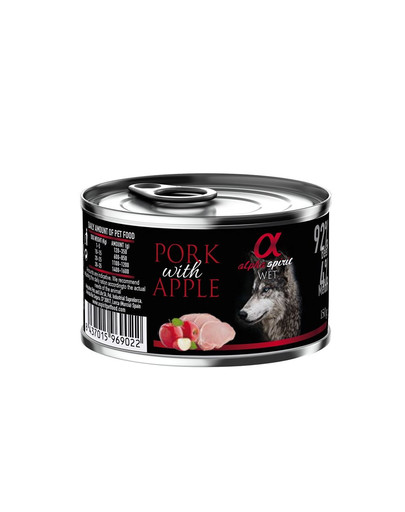 ALPHA SPIRIT Pork with apple Wieprzowina z jabłkiem 150 g