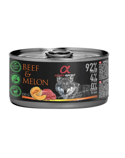 ALPHA SPIRIT Beef with melon Wołowina z melonem 150 g