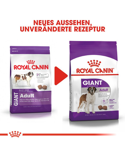 ROYAL CANIN Giant adult 15 kg + 3 kg gratis