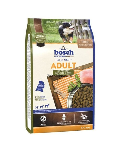 BOSCH Adult volaille et millet 3 kg